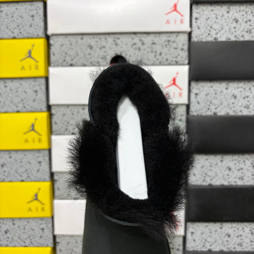 UGG Black Button-Detail Short Boots
