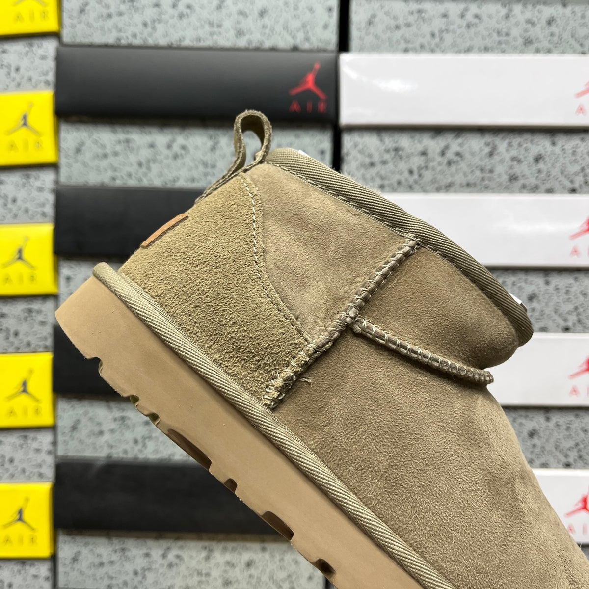 UGG Antelope Brown Ultra Mini Pull-On Ankle Boots
