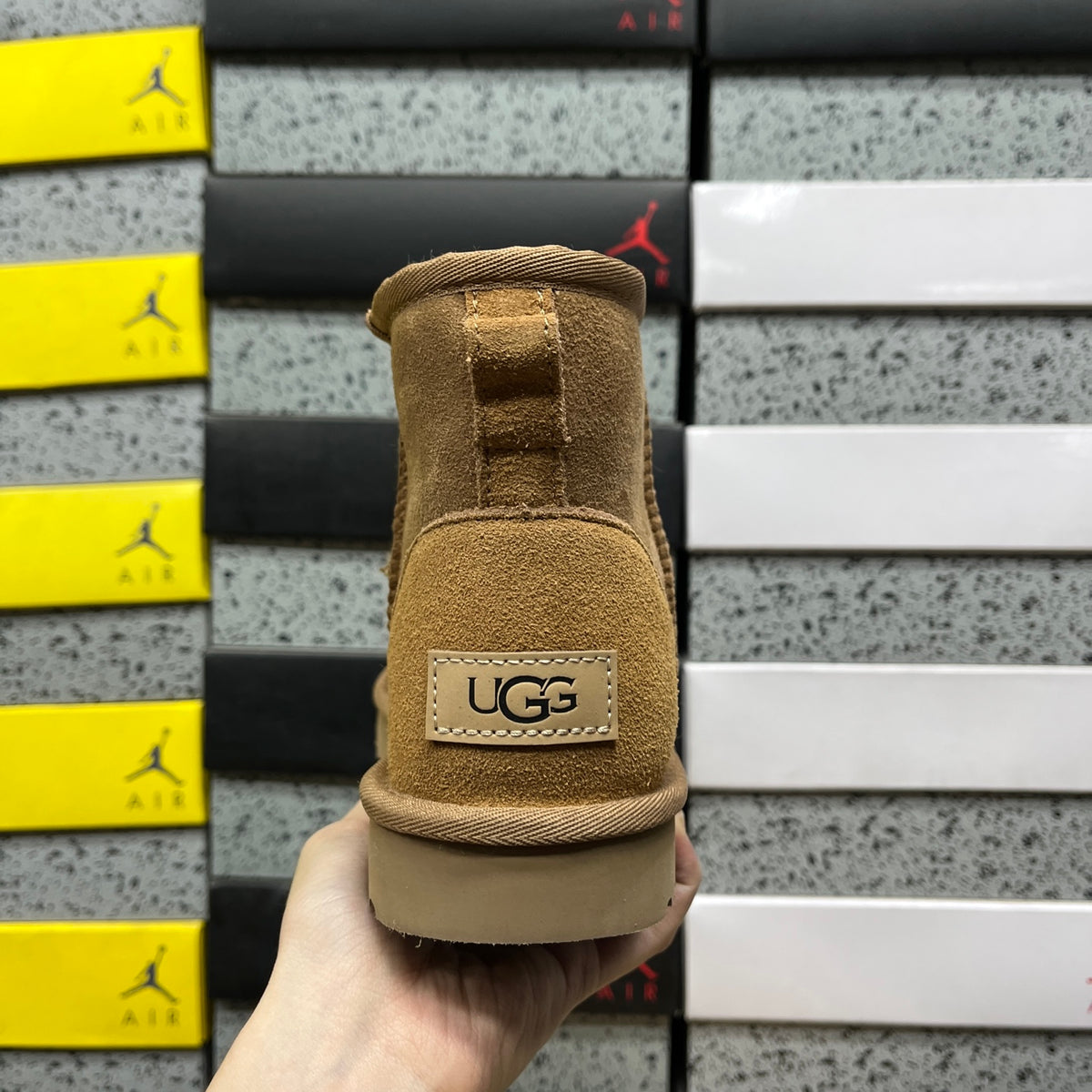 UGG Chestnut Mini Pull-On Ankle Boots