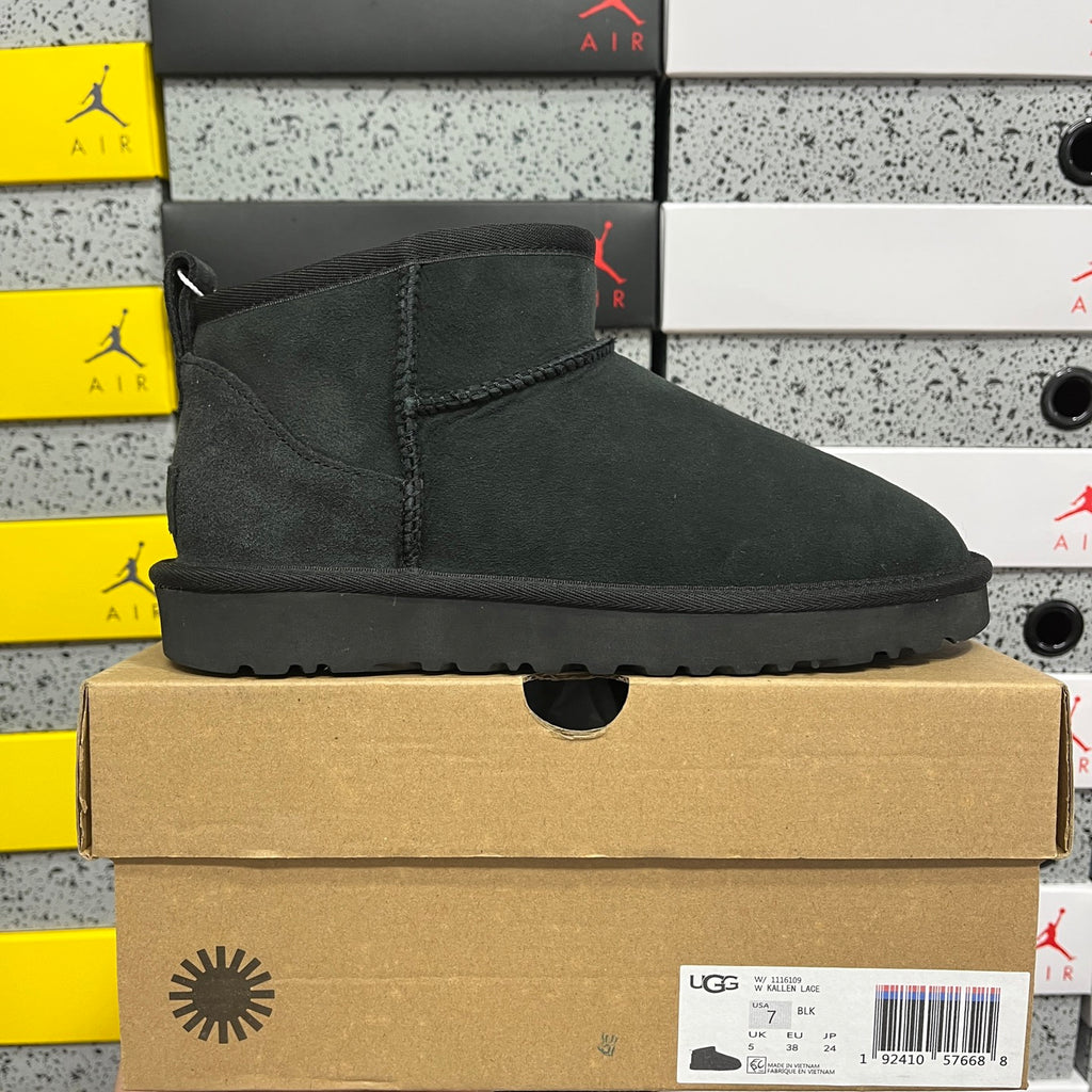 UGG Black Mini Pull-On Ankle Boots