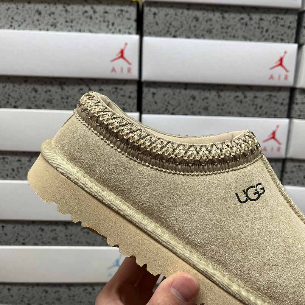 UGG Mustard Seed Slip-On Shoes with Woven Trim
