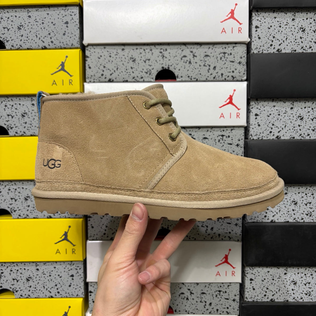 UGG Sand Lace-Up Chukka Ankle Boots