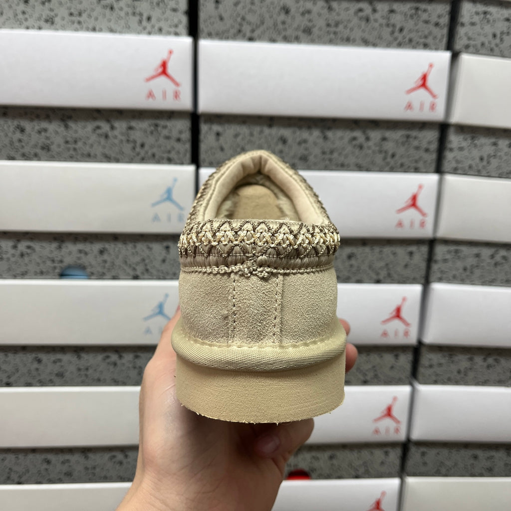 UGG Mustard Seed Slip-On Shoes with Woven Trim