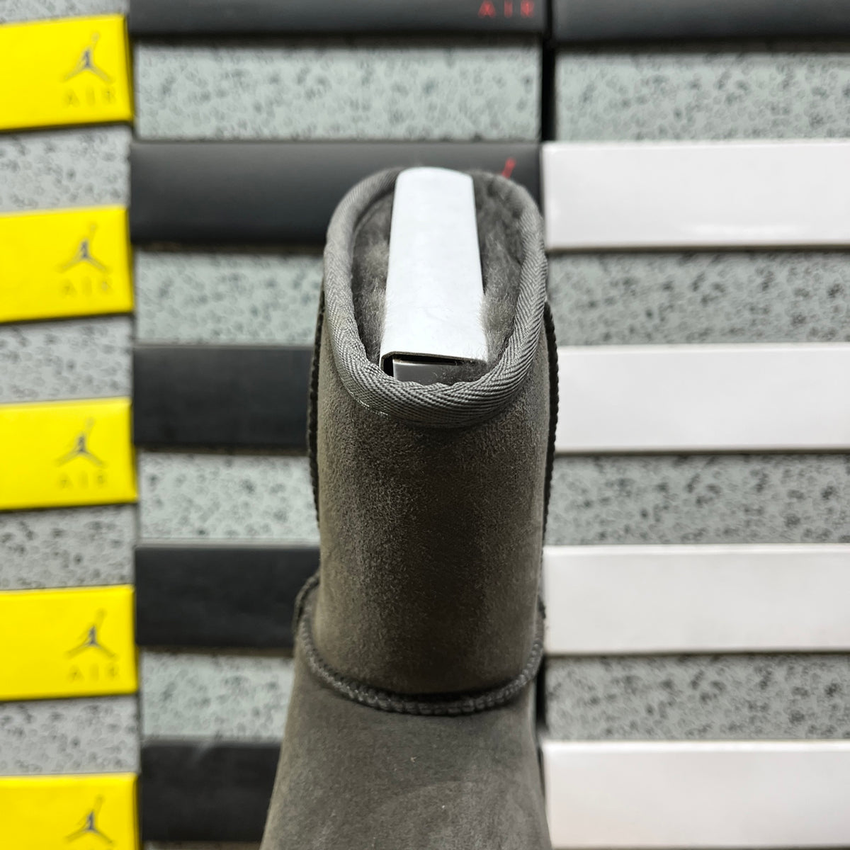 UGG Grey Short Pull-On Boots