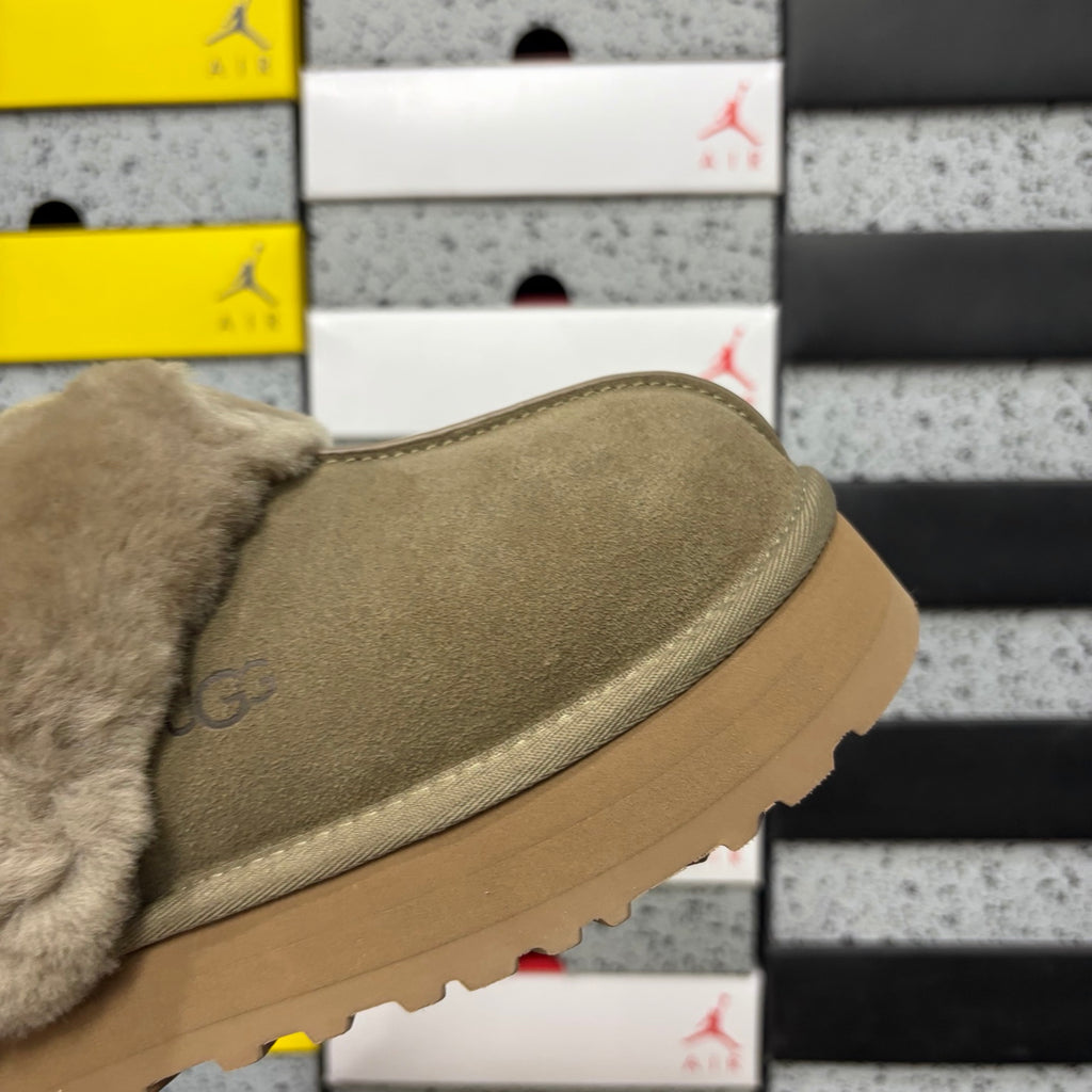 UGG Antelope Brown Platform Slippers – 3 cm Sole