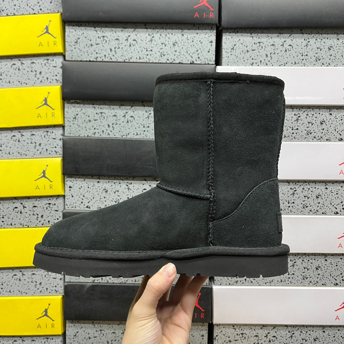 UGG Black Short Pull-On Boots