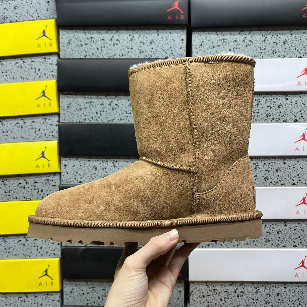 UGG Chestnut Short Pull-On Boots