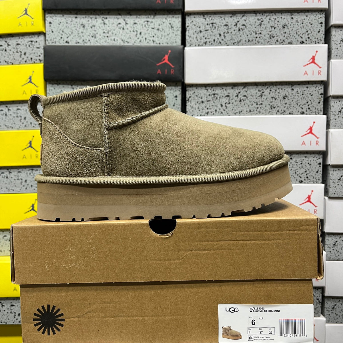 UGG Antelope Brown Ultra Mini Platform Ankle Boots