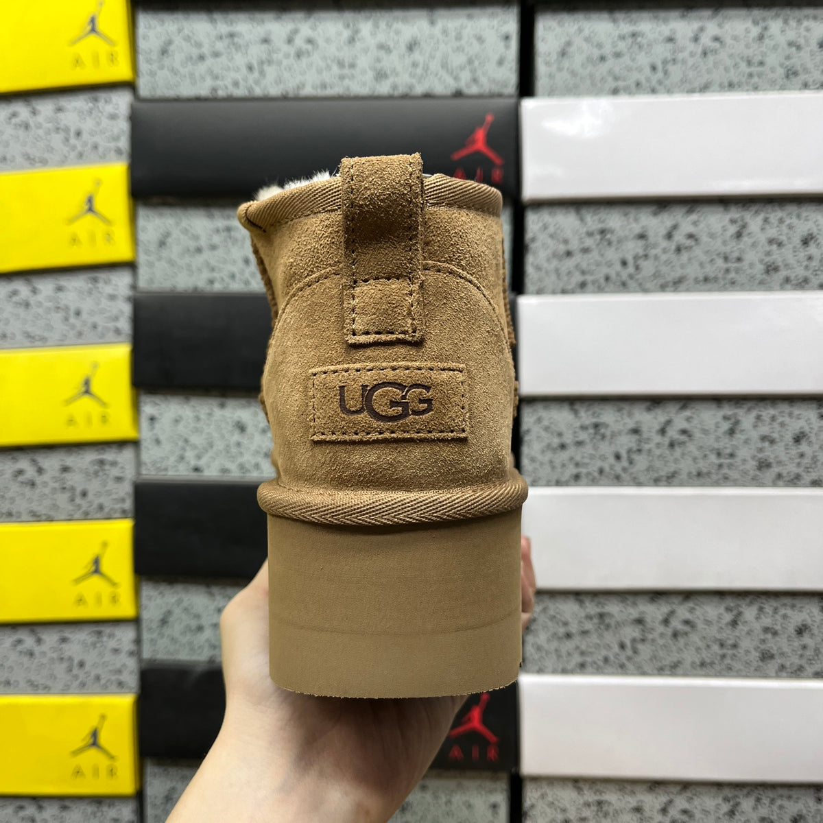 UGG Chestnut Ultra Mini Platform Ankle Boots