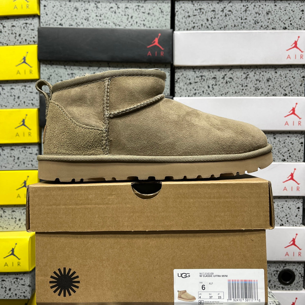 UGG Antelope Brown Ultra Mini Pull-On Ankle Boots