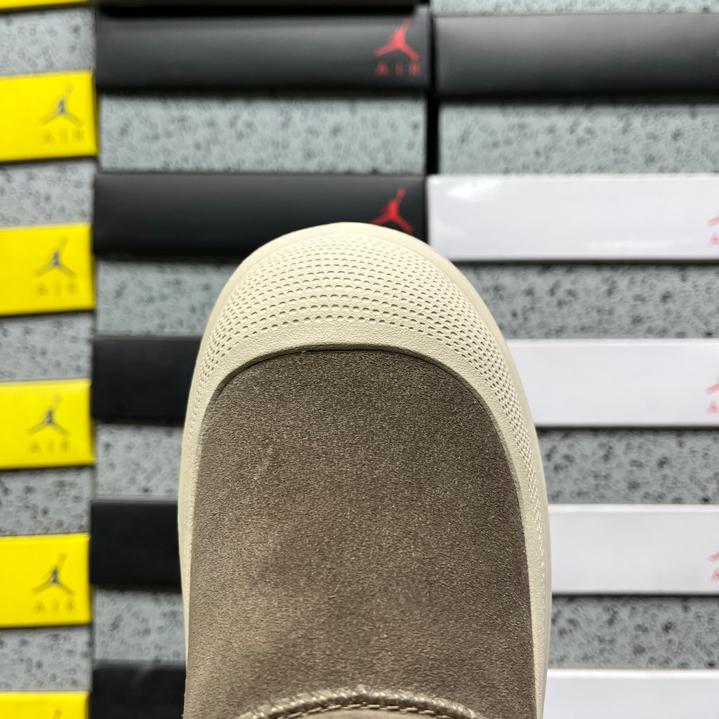 UGG Olive Drawstring Ankle Boots with Cream Lug Sole