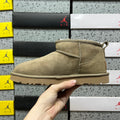 UGG Antelope Brown Ultra Mini Pull-On Ankle Boots
