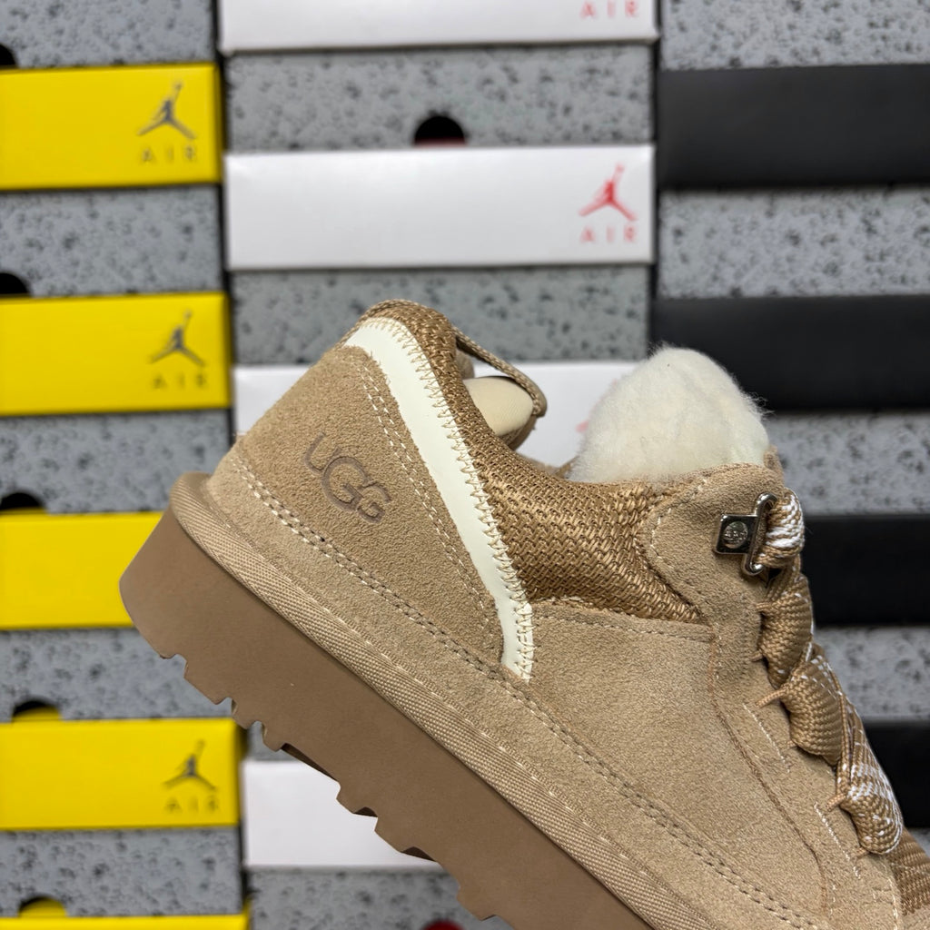 UGG Sand Lowmel Lace-Up Shoes with Chunky Sole
