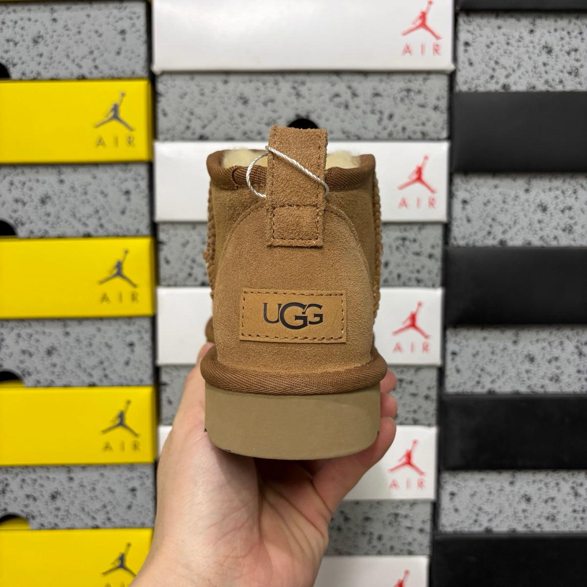 UGG Chestnut Mini Pull-On Ankle Boots