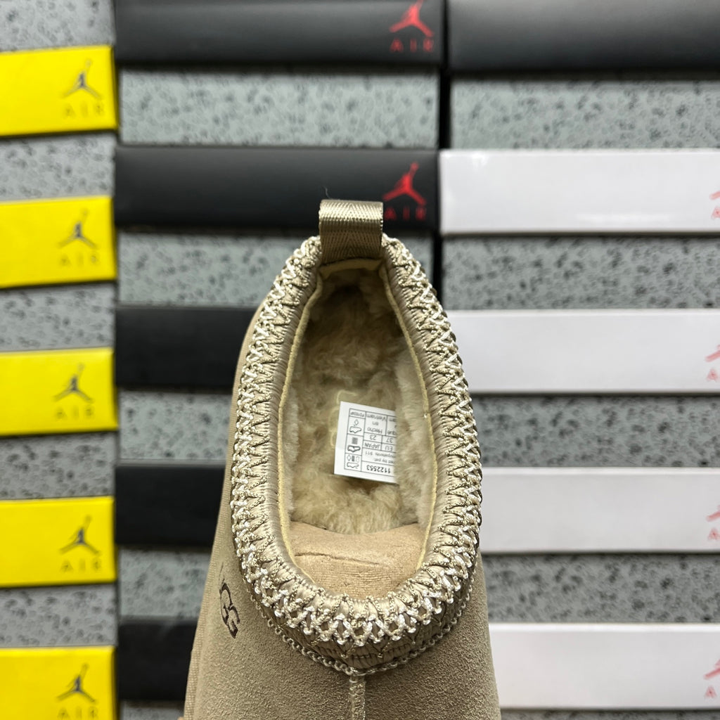 UGG Mustard Seed Platform Slip-On Shoes with Woven Trim
