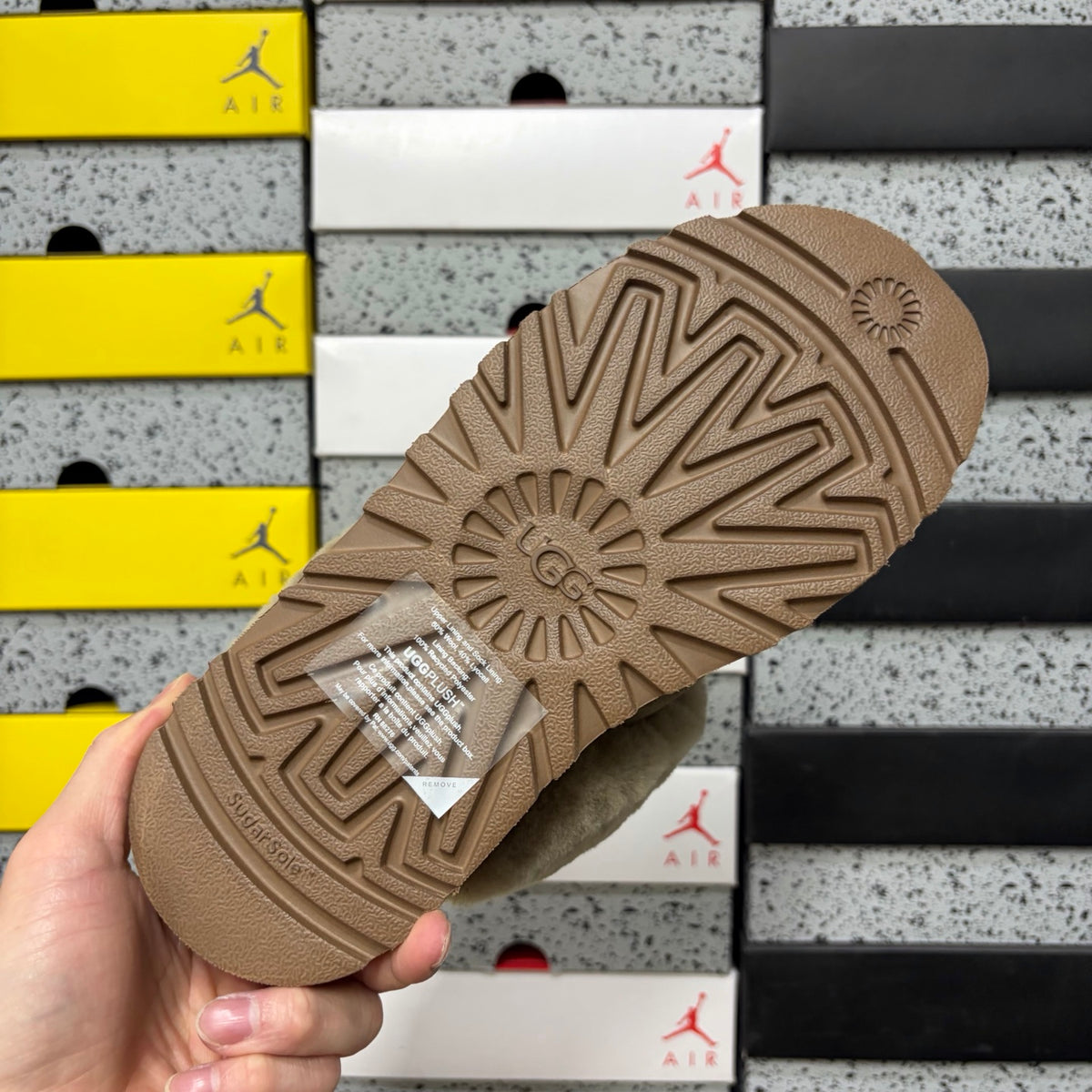 UGG Antelope Brown Platform Slippers – 3 cm Sole
