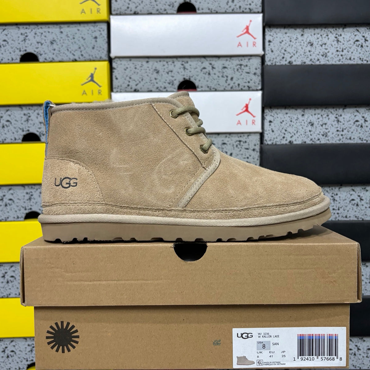 UGG Sand Lace-Up Chukka Ankle Boots
