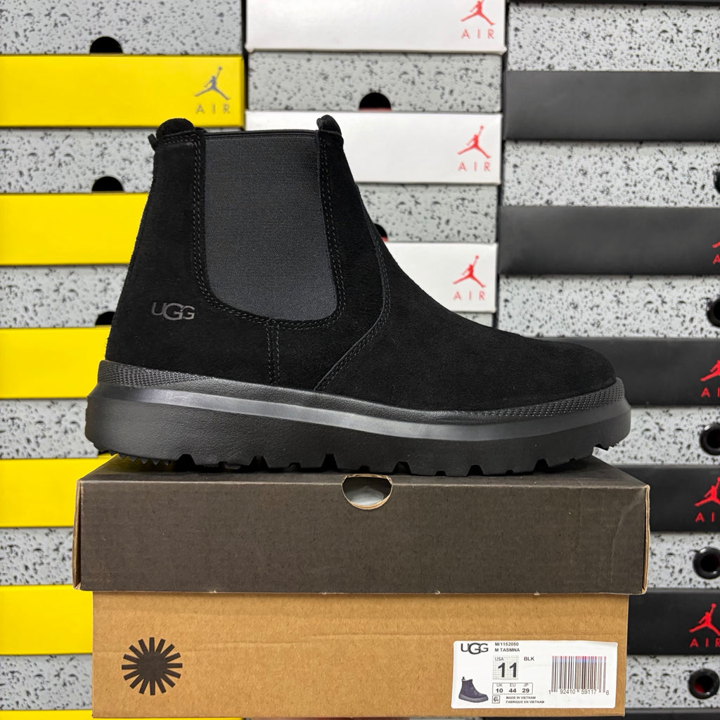 UGG Black Chelsea Ankle Boots with Chunky Lug Sole