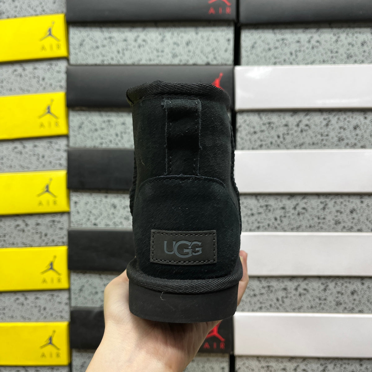 UGG Black Mini Pull-On Ankle Boots