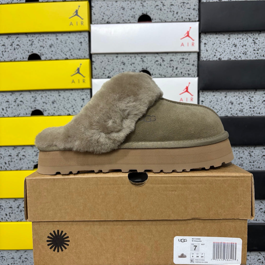 UGG Antelope Brown Platform Slippers – 3 cm Sole