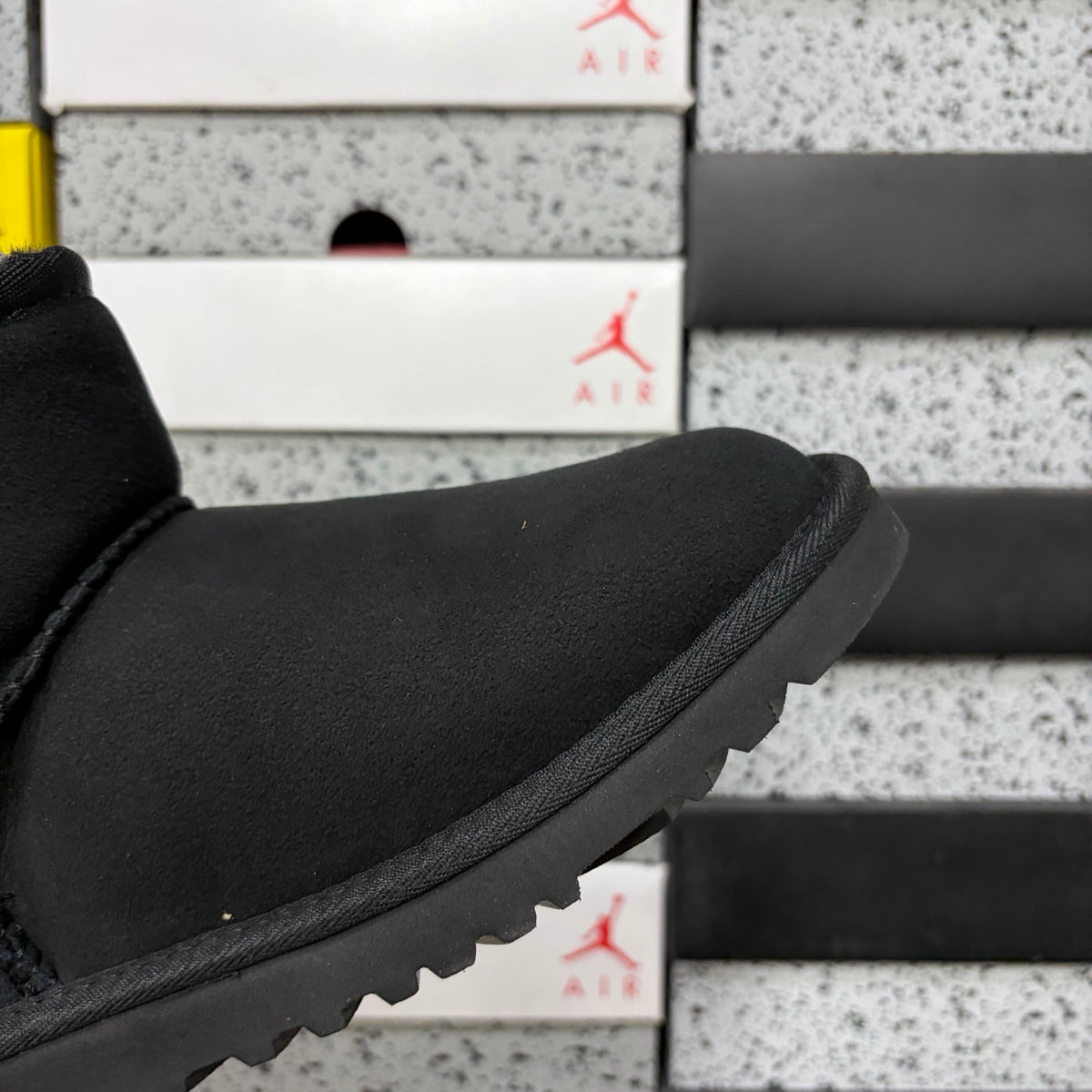 UGG Black Mid-Calf Pull-On Boots