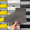 UGG Thundercloud Grey Platform Ankle Boots
