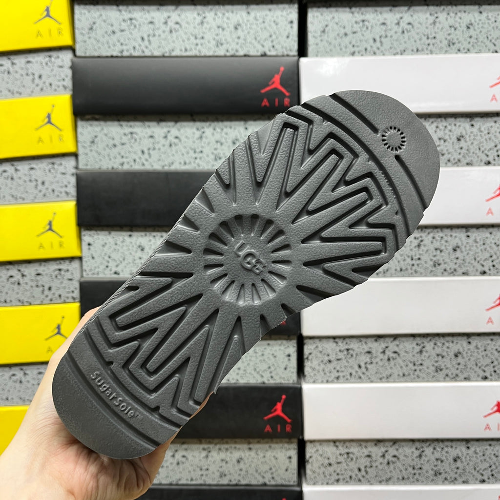 UGG Grey Mini Button Ankle Boots