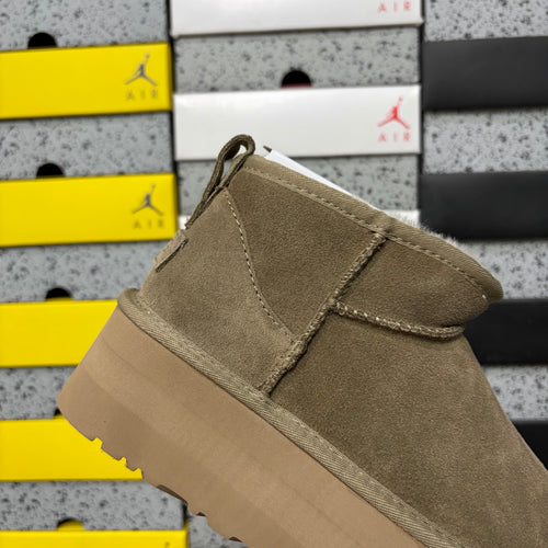 UGG Antelope Brown Platform Ankle Boots – 5 cm Sole