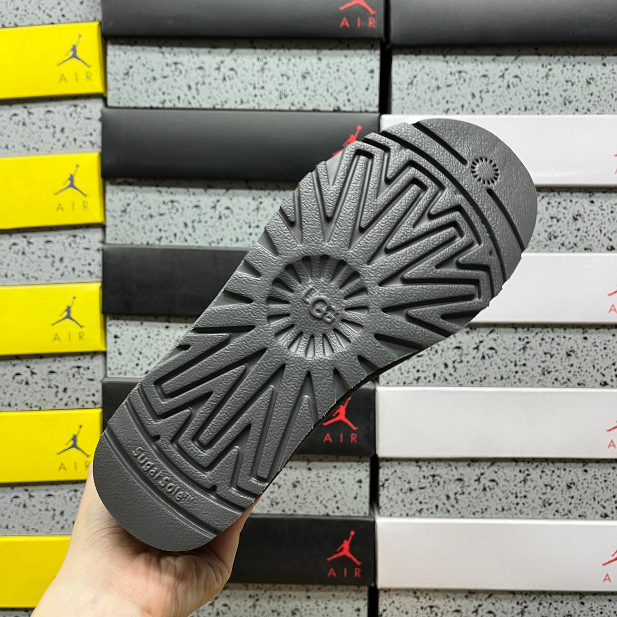 UGG Grey Short Pull-On Boots