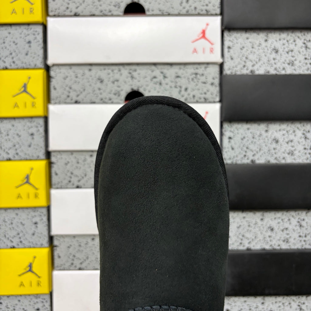 UGG Black Button-Detail Short Boots
