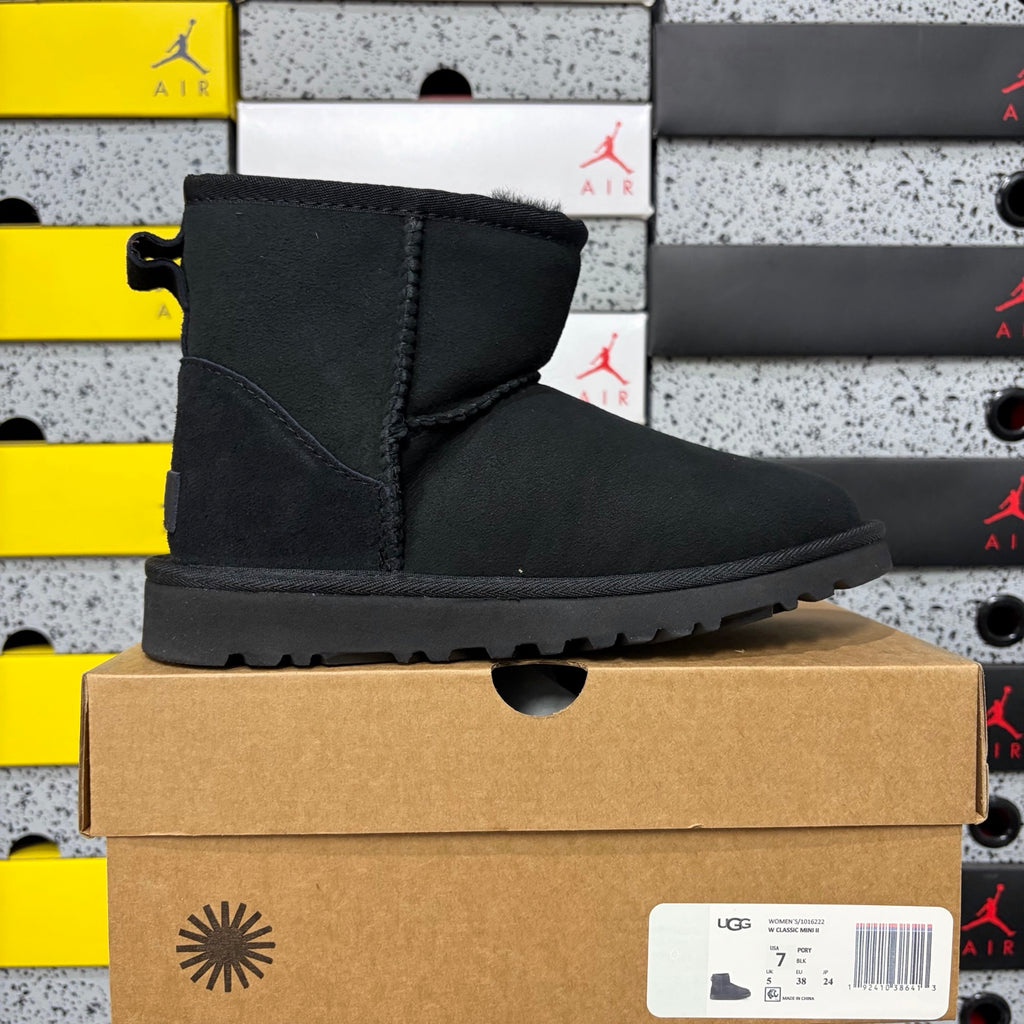 UGG Black Mid-Calf Pull-On Boots