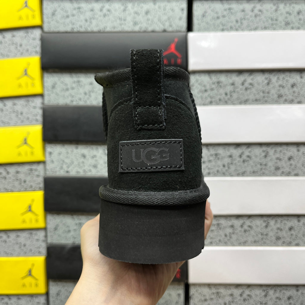 UGG Black Ultra Mini Platform Ankle Boots
