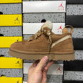 UGG Chestnut Lowmel Lace-Up Shoes with Chunky Sole