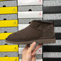 UGG Chocolate Brown Mini Pull-On Ankle Boots