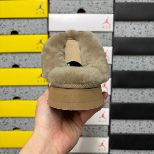 UGG Antelope Brown Platform Slippers – 3 cm Sole