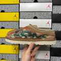 UGG Chestnut Slip-On Shoes with Dragon & Tiger Embroidery