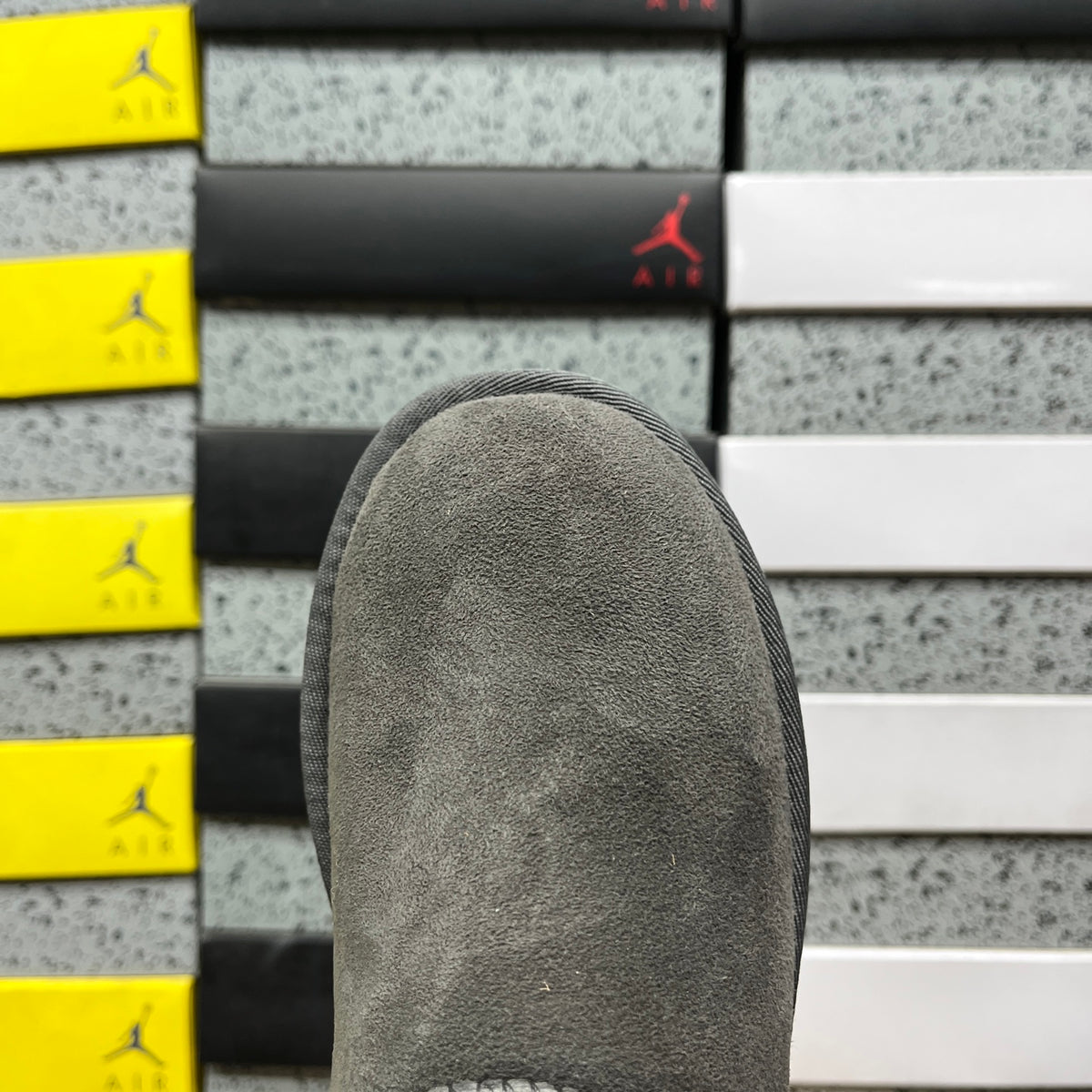 UGG Grey Short Pull-On Boots