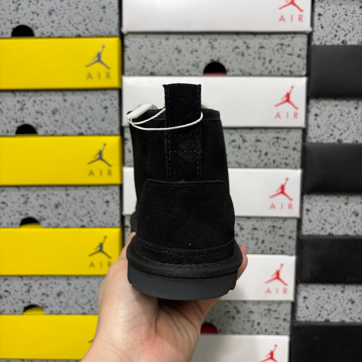 UGG Black Lace-Up Chukka Ankle Boots