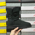 UGG Black Button-Detail Short Boots